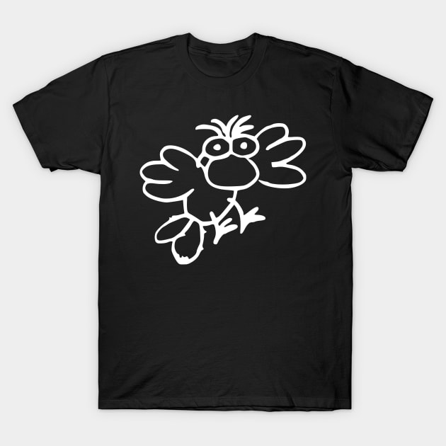 Cute Comic bird T-Shirt by Kingluigi